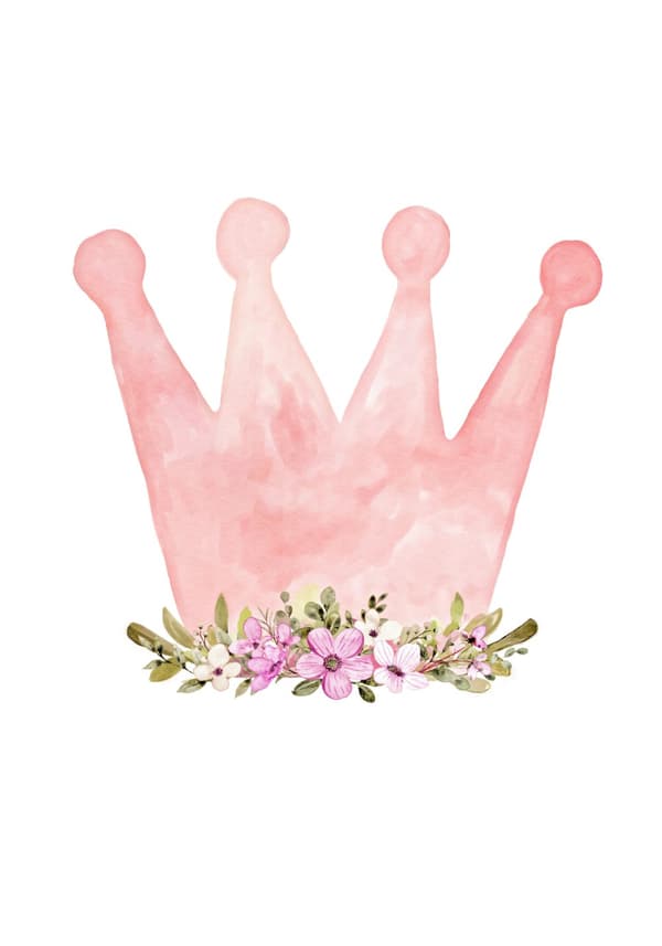 Plakat - Krone / Rosa