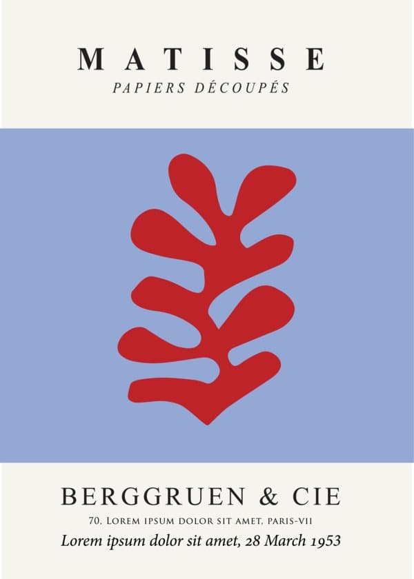 Plakat -  Berggruen & Cie