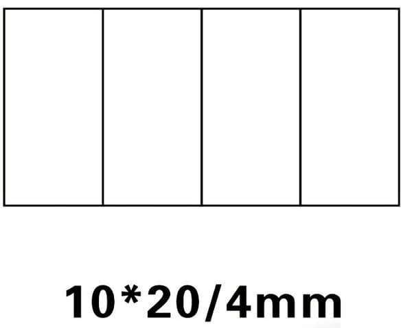 NIIMBOT Etikett för B21 /  10x20 mm, 300 st
