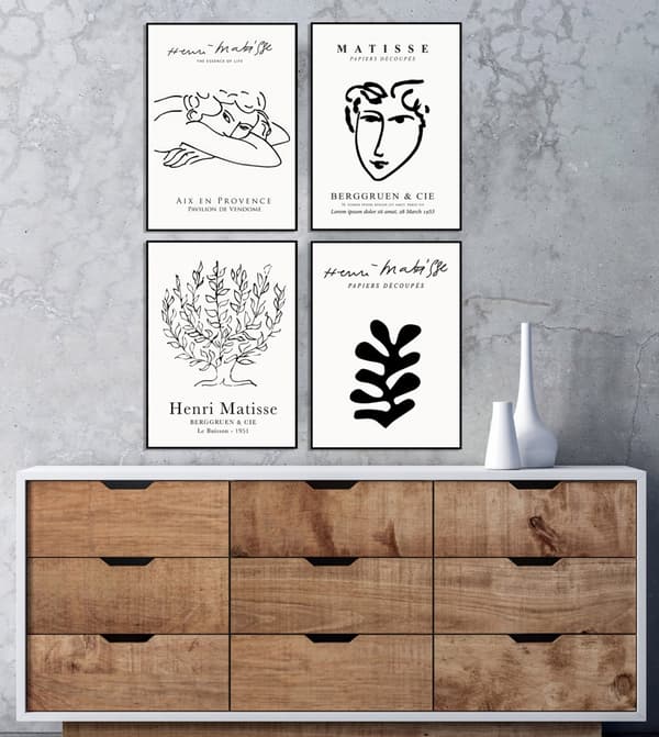 Plakat - Aix en provence  / sett med 4