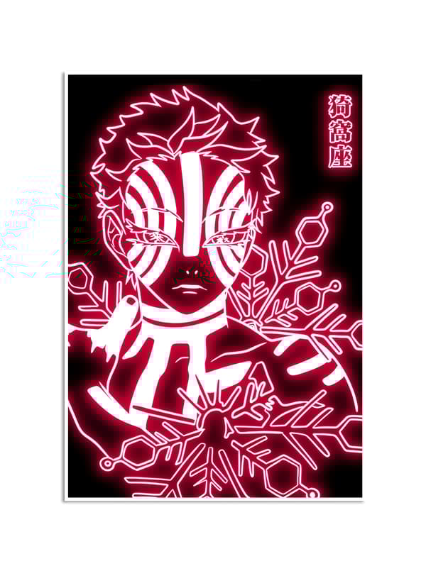 Plakat – Japan Anime Figur / Neon / 06