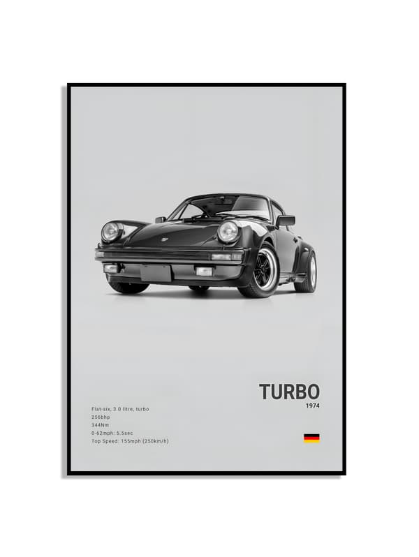 Plakat – Luksussportsvogn / TURBO