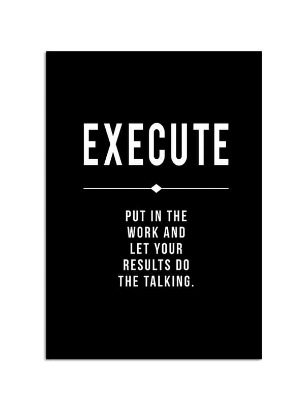Plakat – EXECUTE