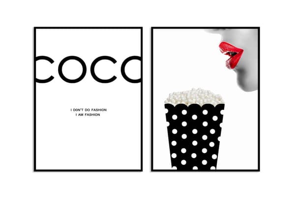 Juliste - COCO FASHION / Sarja 2 kpl