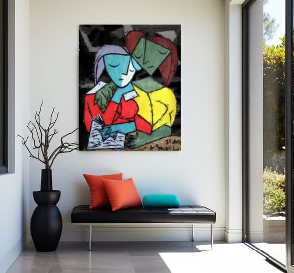 Plakat – Picasso’s / HAATTI To piger læser