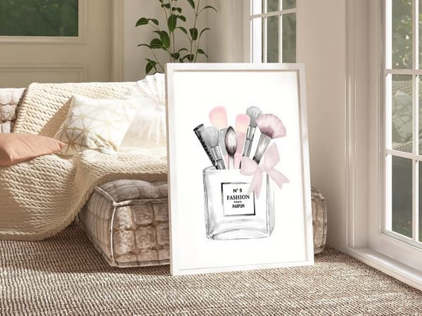 Plakat – PARIS / Makeupbørster