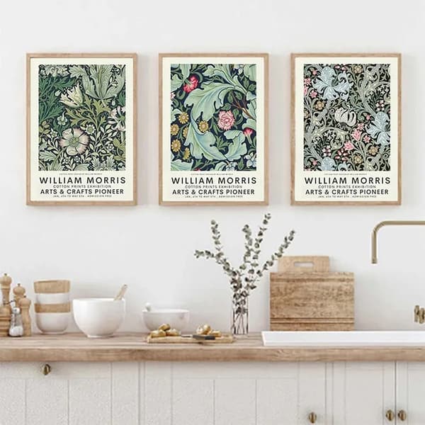 Plakater – WILLIAM MORRIS ARTS & CRAFTS PIONEER / Sæt af 3