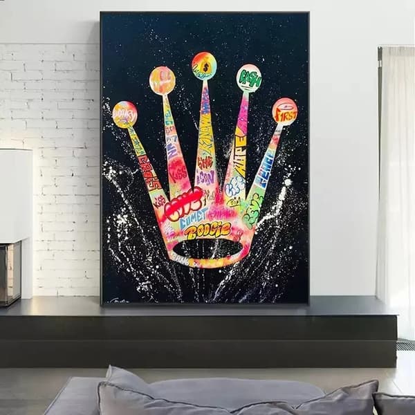 Plakat – Krone / Abstrakt kunst