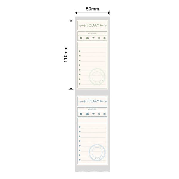 NIIMBOT Label Stickers B1 / B21 / B3-serien 50 x 110 mm / 70 stk / Today