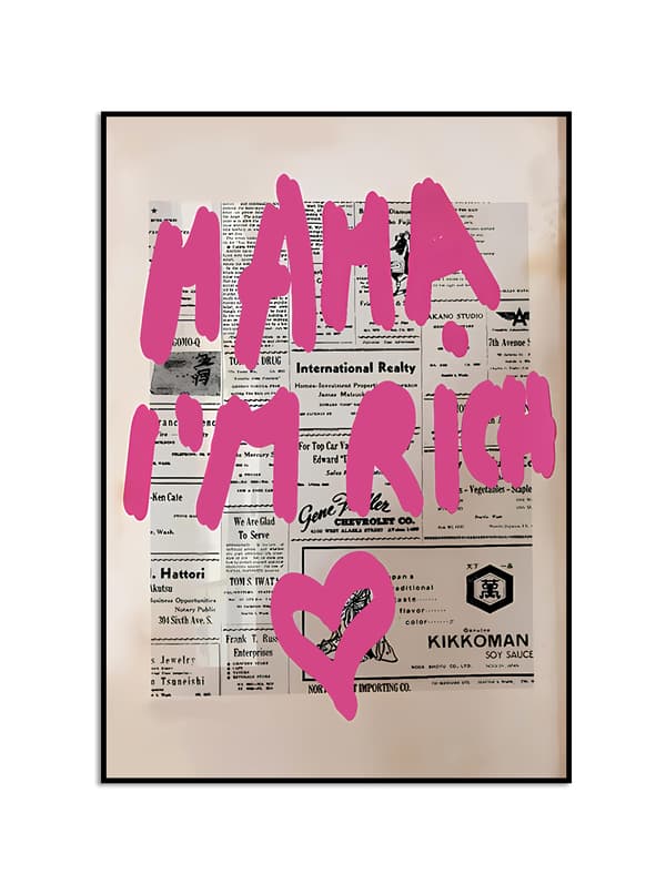 Plakat – HAHA I’M RICH