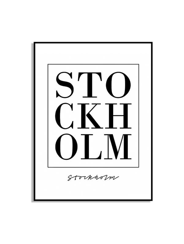 Plakat – STOCKHOLM