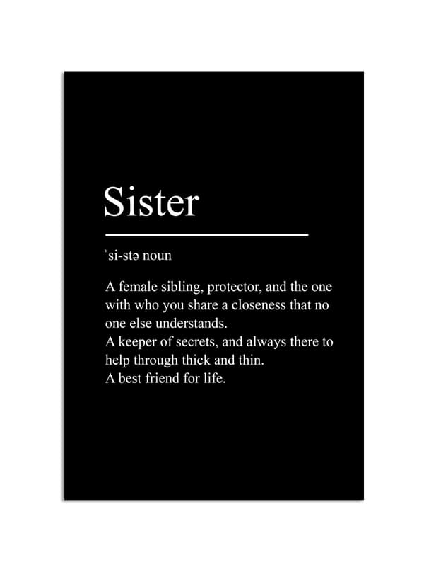 Plakat – Sister