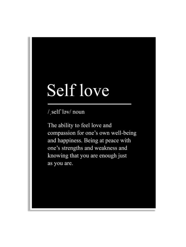 Juliste – Self love