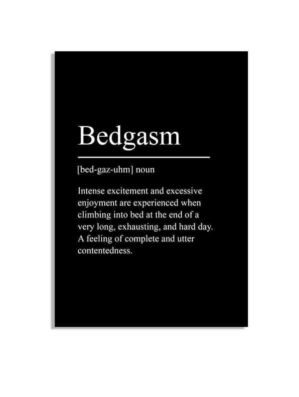 Plakat – Bedgasm