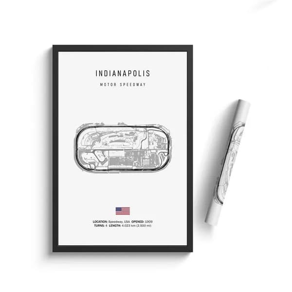 Plakat – INDIANAPOLIS / MOTOR SPEEDWAY
