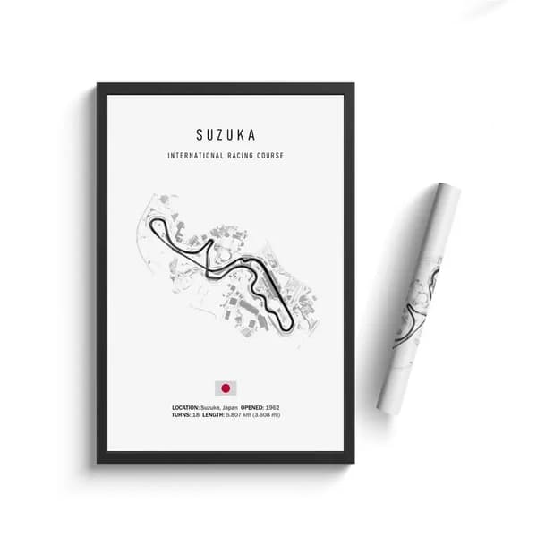 Plakat – SUZUKA / INTERNATIONAL RACING COURSE
