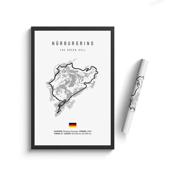 Plakat – NÜRBURGRING / THE GREEN HELL