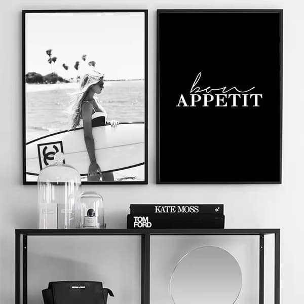 Affisch - bon APPETIT / Set om 2