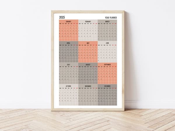 2025 Års Planlægning Plakat