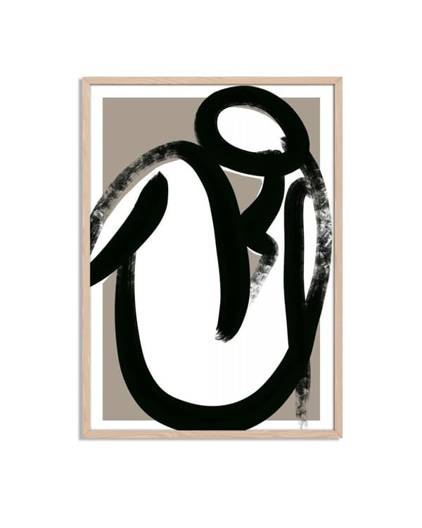 Minimalistisk Abstrakt Kunstplakat