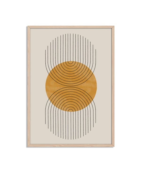 Abstrakt Cirkler Plakat