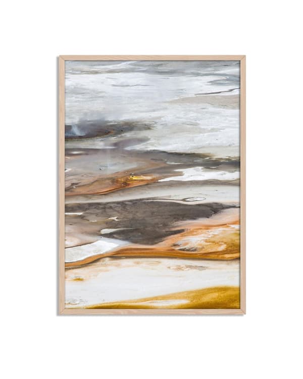 Abstrakt Landskabsplakat