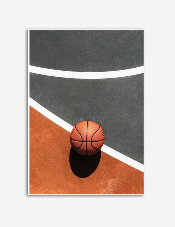Basketbollsplan Affisch
