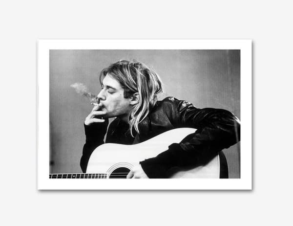 Kurt Cobain Rygning Plakat