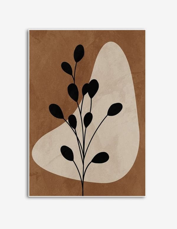 Abstrakt Botanisk Plakat