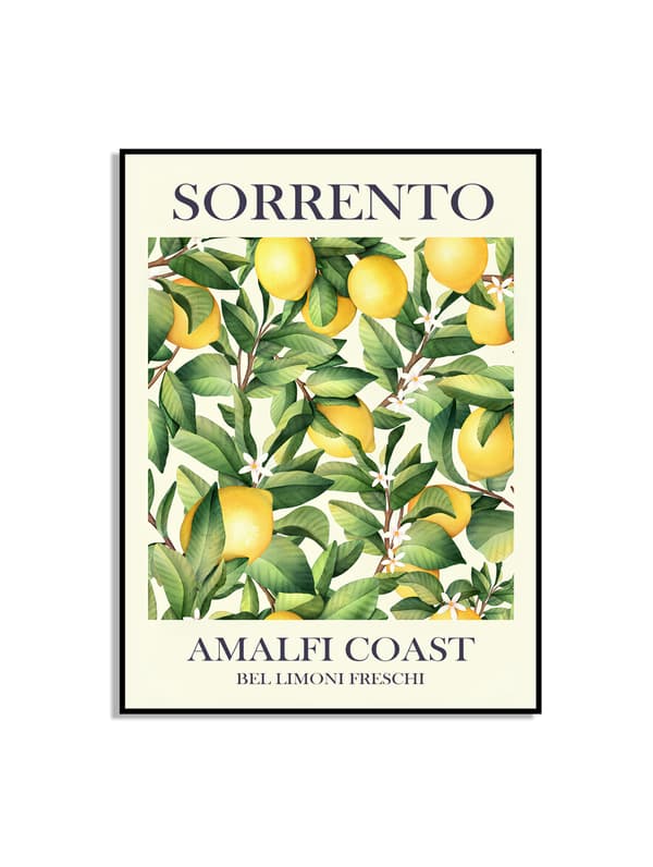 Sorrento Amalfikyst Plakat
