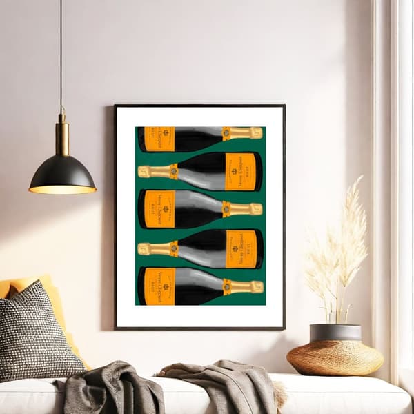 Champagneflasker plakat
