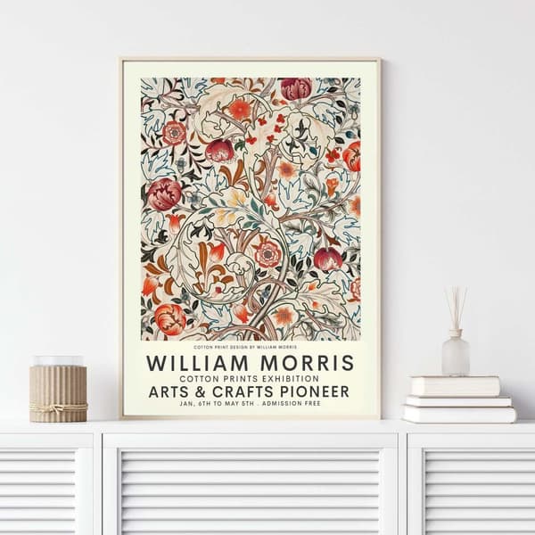 William Morris Arts & Crafts-plakat