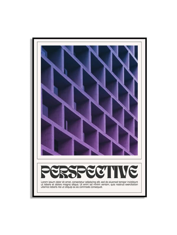 Arkitektonisk Perspektiv Plakat