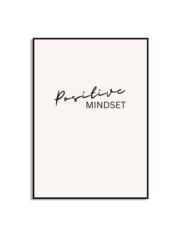 Positiv Tankegang Poster