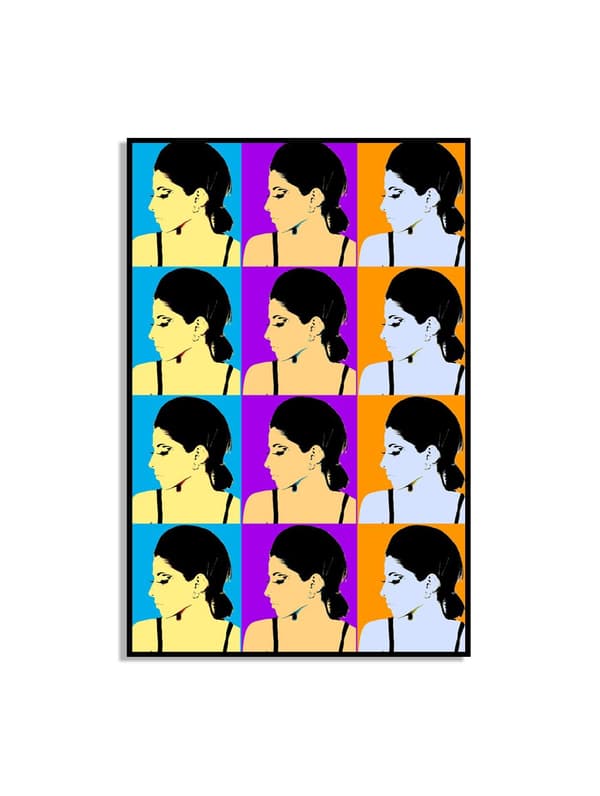 Fargerik Popkunst Plakat