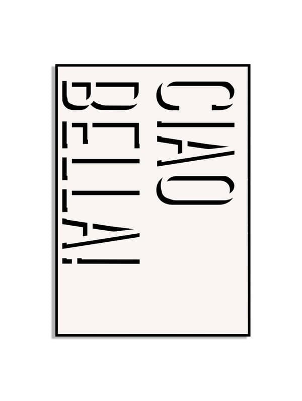 Ciao Bella! Affisch