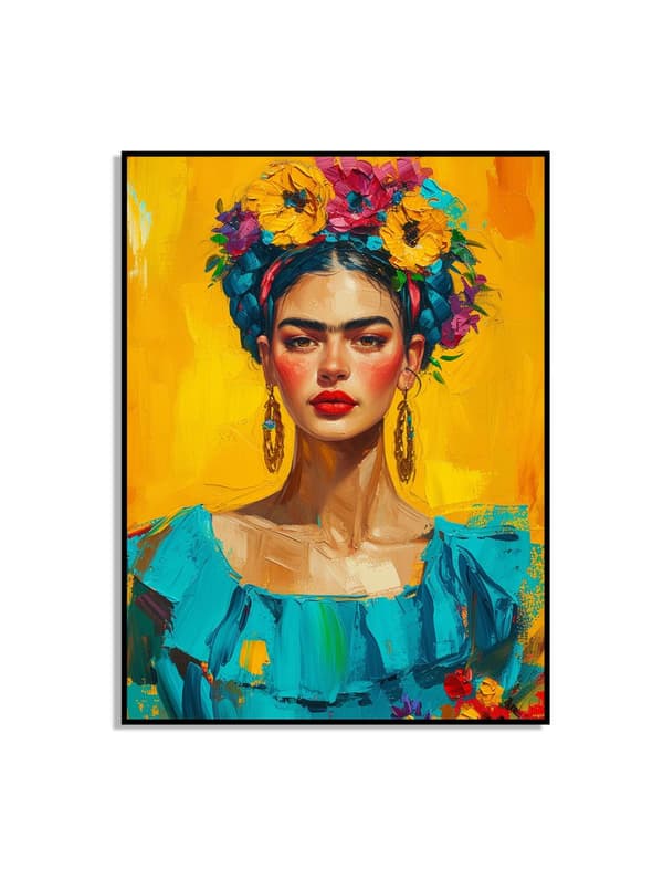 Frida Kahlo Portræt Plakat