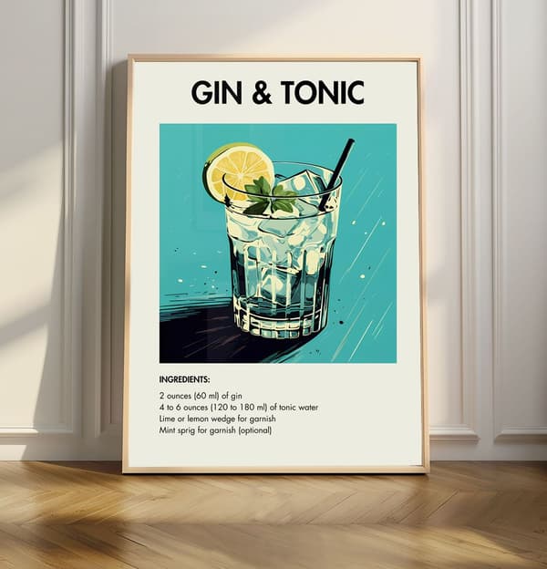 Gin & Tonic Juliste
