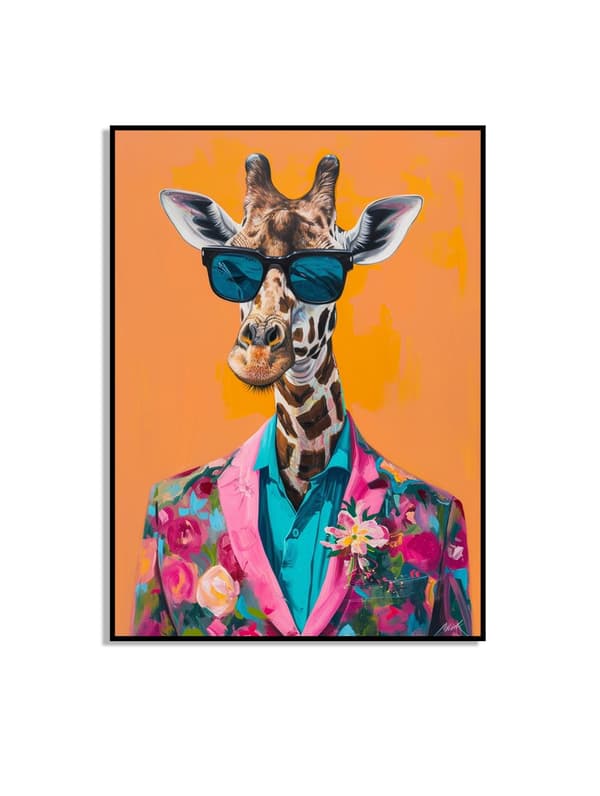Stilig Giraff Veggplakat