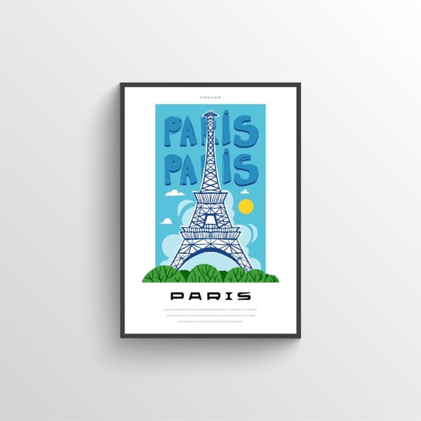 Eiffeltårnet Paris Plakat