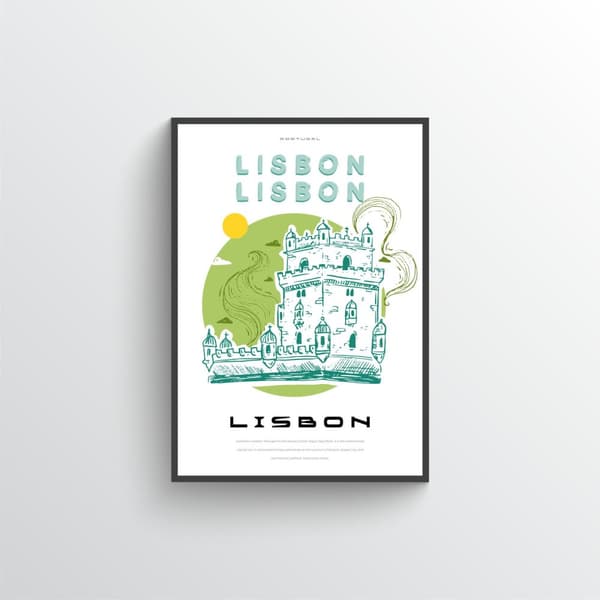 Lisboa reiseplakat