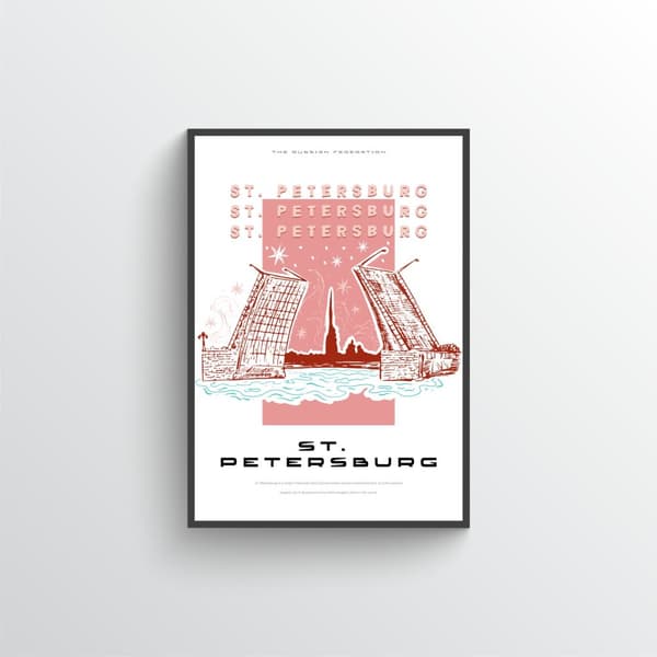 St. Petersburg Plakat