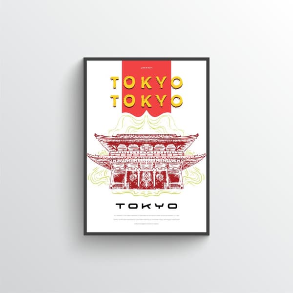 Tokyo Illustrationsplakat