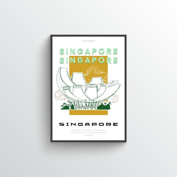 Singapore Plakat