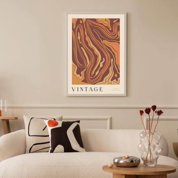 Vintage Kunst Plakat
