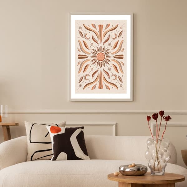 Abstrakt Blomsterdesign Poster