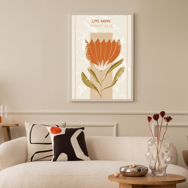 Live More Worry Less Plakat