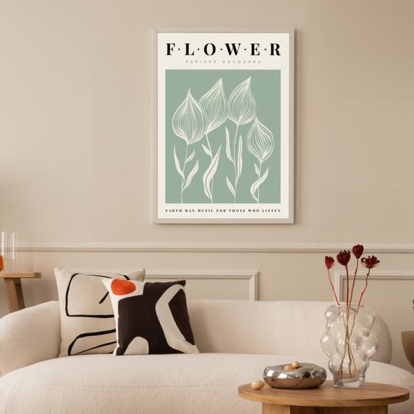 Blommaposter med Papiers Decoupes
