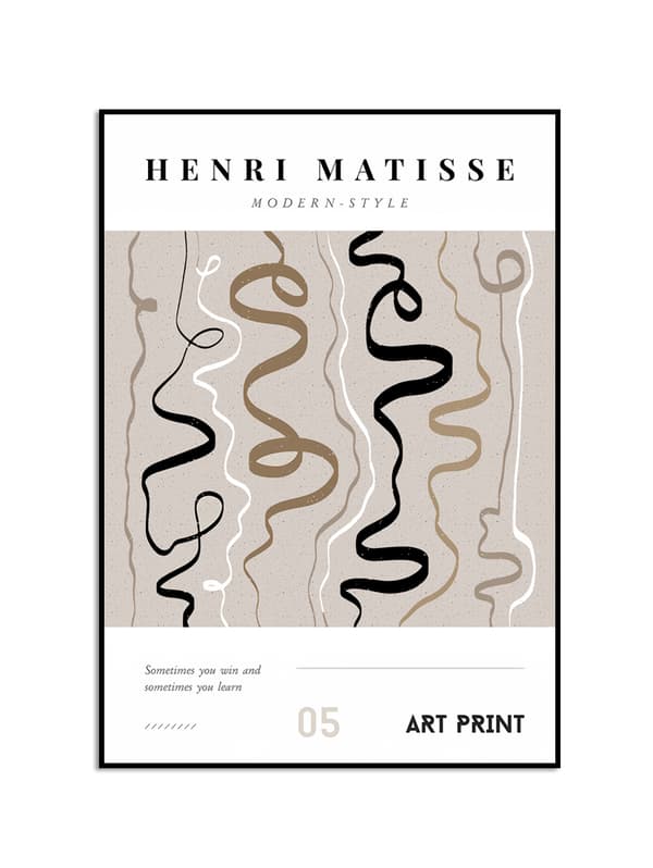Henri Matisse Moderne-Style Kunstplakat