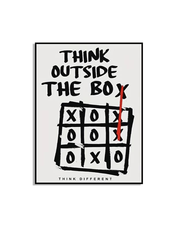 Think Outside the Box Plakat
